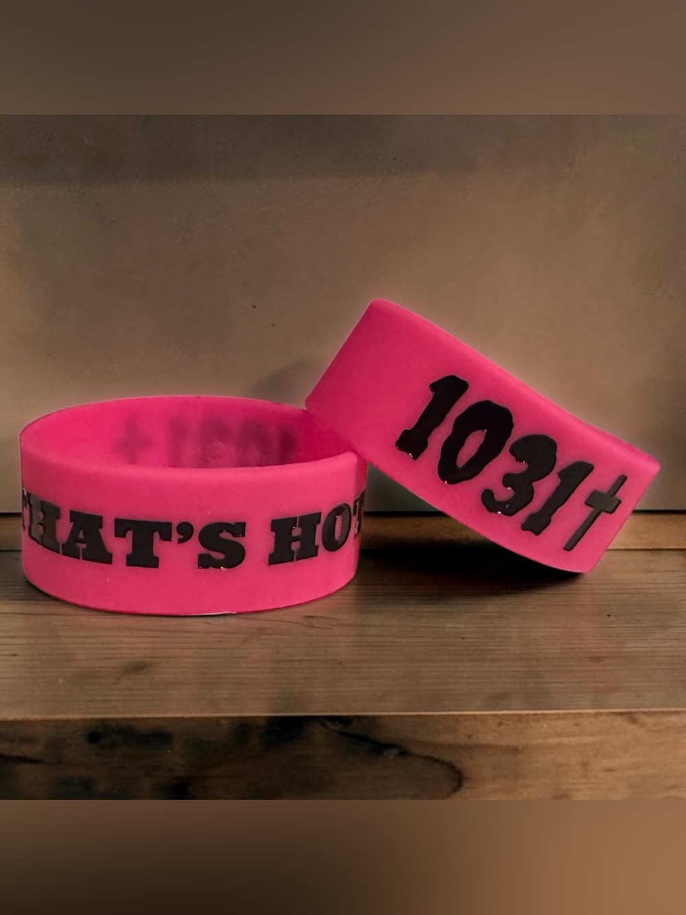 1031 Clothing Paris Hilton That’s Hot Pink and Black Scene Kid Bracelet Y2K Diva